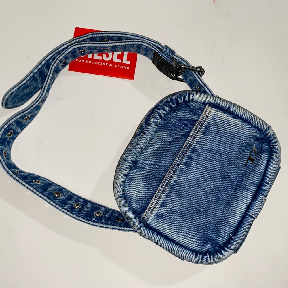 Diesel mini D bag & belt